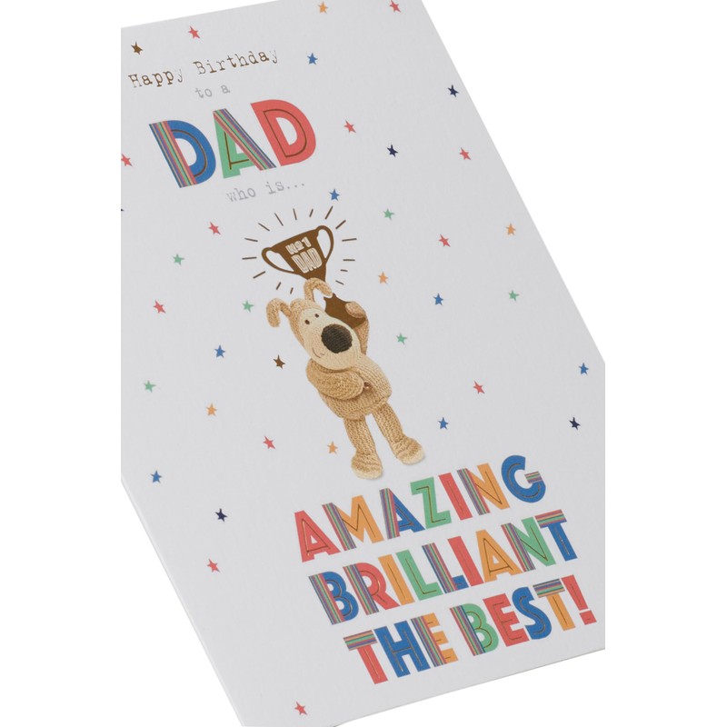 Boofle Birthday Card for Dad - Cute Design
