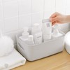 Square handle storage basket 2 piece set (16x24.5cm) (gray) 28ea