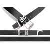 BEZLIT Men's Belt with Metal Clasp, black