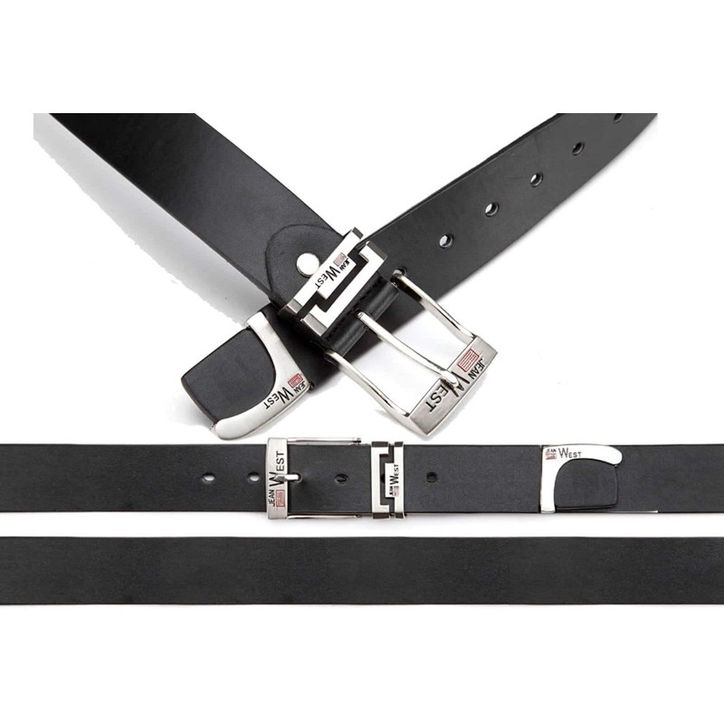 BEZLIT Men's Belt with Metal Clasp, black