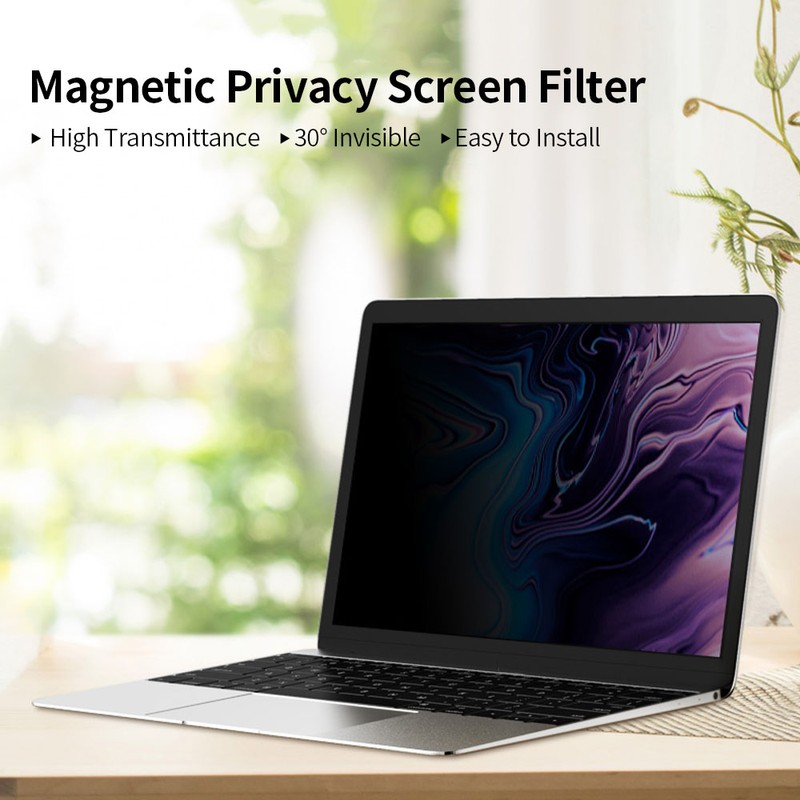 Magnetic Privacy Screen Filter Anti UV Film Anti Glare Frosted