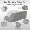 4 Heights Leg Elevation Pillow Blood Circulation, Swelling, L 29"