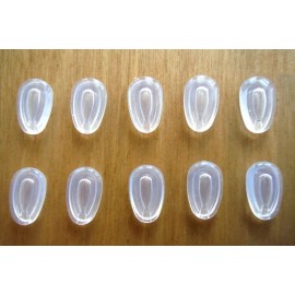 Galaxylense 5 Pair Soft Nose Pads Push-in Silicone For Oakley Tincan Taper Keel Replacement