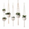 5pc. Macramé Plant Hangers