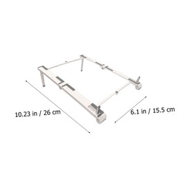 KONTONTY Folding Laptop Stand Portable Adjustable Notebook Holder for Heat Dissipation Ergonomic Design for Comfort for Use and Safe Materials