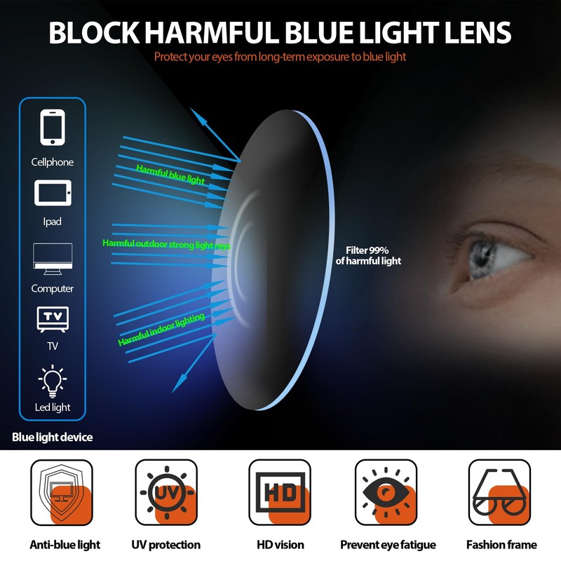 Kashm Thick Square Frame Glasses for Women Men Retro Non-prescription