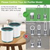 2 Pack TP01 Air Purifier Filter Replacement Compatible with Dyson
