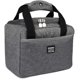 Bolsa del Almuerzo, KEVOSOK Hielera Reutilizable de Doble Cubierta, Tela Oxford, A Prueba de Goteo, con Correa Para el Hombro, Gran Capacidad Función de Aislamiento