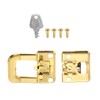 PATIKIL Suitcase Lock Hasp 1.6" x 1.10",4Pcs Iron Toggle Catch