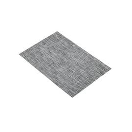KitchenCraft Woven Vinyl Placemat, 30 x 45 cm (12" x 17.5") - Grey Mix
