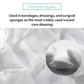 Medrull Gauze Large 90 cm x 5 m Medical Gauze "Premium" Gauze Bandages Fixing Bandages