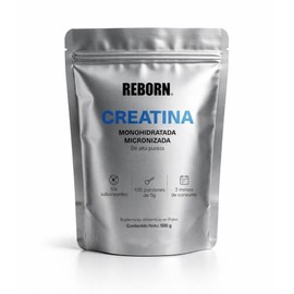 Creatina Monohidratada de alta pureza en polvo | Micronizada | 100 porciones | 5 g | 500 g | Sin sabor, sin rellenos, sin gluten
