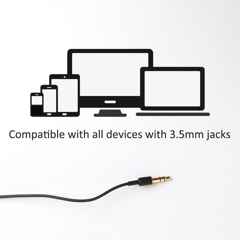 MangoKit In-Ear Headphones with Earplugs - Black