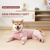 Plush Dog Pajamas for Cold Weather 4 Legs Clothes Dog
