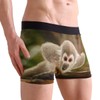 ZZKKO Monkey Mens Boxer Briefs Underwear Breathable Stretch Boxer Trunk
