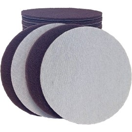 STARCKE Premium 5 Inch Non Woven Surface Conditioning Discs - for Dry Sanding Countertops, Auto Body Repair, Marine, Paint, Plastics, Metal and Fiberglass (50 Pack, Grey (Ultra Fine))