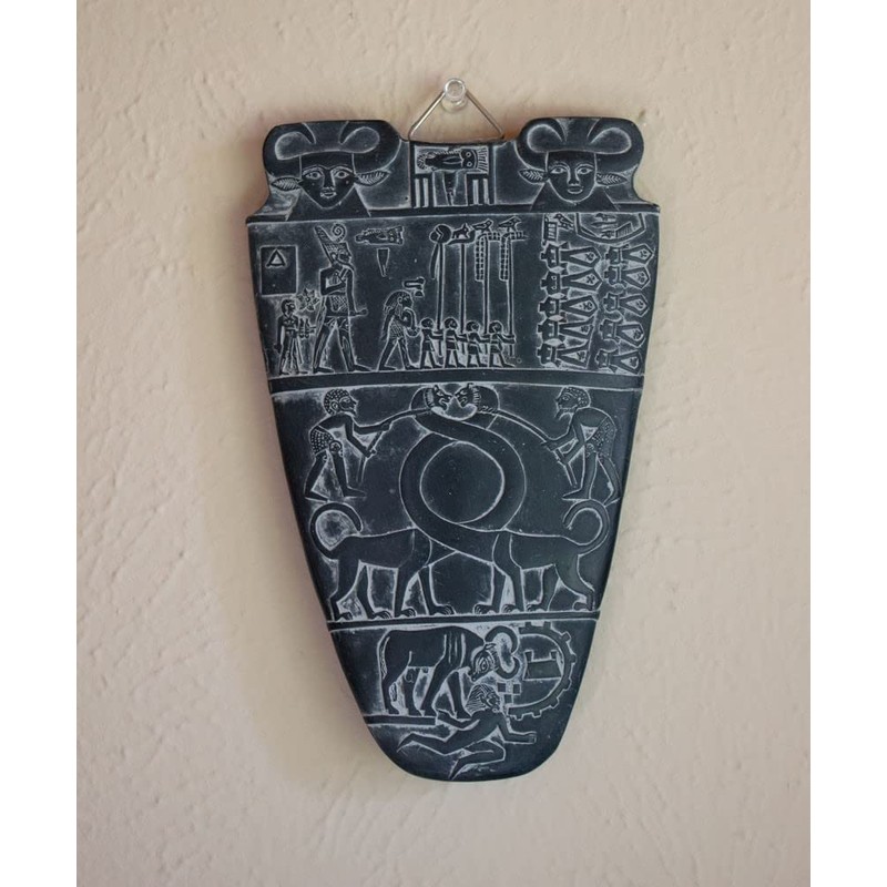 Egyptian Narmer Pallete Wall Hanging - Double-sided - Made in