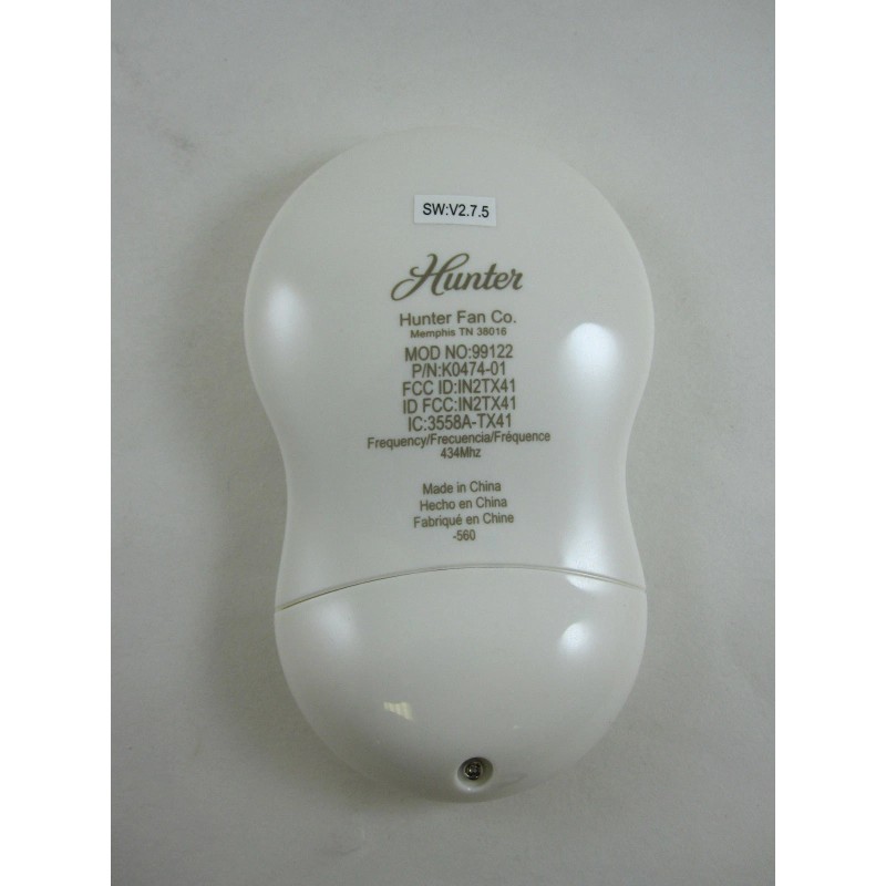 Hunter Genuine Replacement Handheld Ceiling Fan Remote Control Transmitter 99122