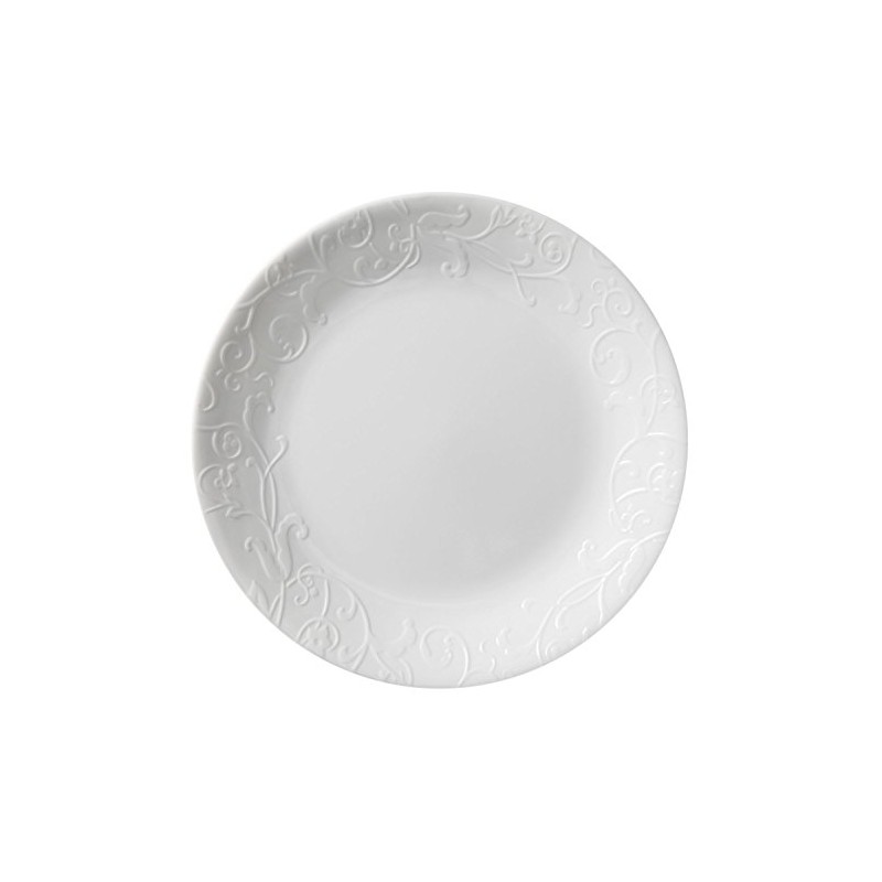 Corelle Embossed Bella Faenza 8.5" Lunch Plate (Set of 4)