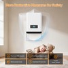 Wall Mounted Electric Heater, 1500W PTC Indoor Space Heater with
