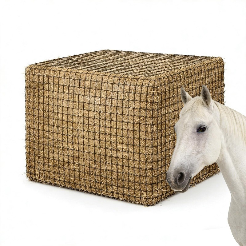 iaodia 4x4 ft Slow Hay Net Feeder for Horses, Durable