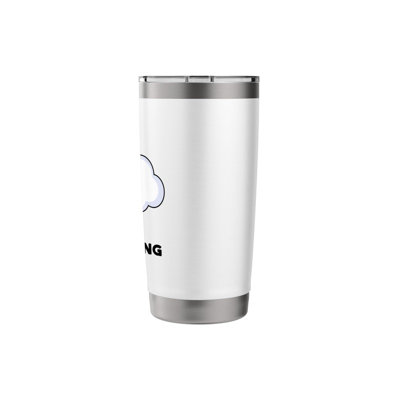 Cloud Computing Funny Weather Pun Stainless Steel Insulated Tumbler
