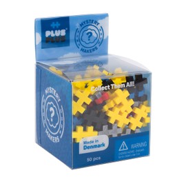 PLUS PLUS – Set of 3 Mystery Makers – Robots, Bundle 2 – Construction Building STEM | STEAM Toy, Interlocking Mini Puzzle Blocks for Kids