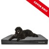 The Dog’s Bed Replacement Outer Cover, Plush Fabric, Dark Green