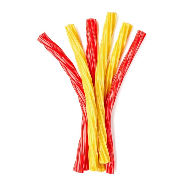 Sweet And Sour Licorice Candy Twists Cream Filled Soft Chewy