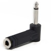 Ancable 2-Pack 1/4 Inch Right Angle TS Male to 1/4