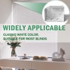 2pcs Mini Blind Brackets, Metal Window Blind Brackets, White Window