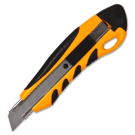 Sparco PVC Grip Knife, Stainless Steel Chamber, Yellow/Black (SPR15851)