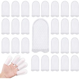 100 PCS Finger Cots Disposable, Finger Covers Protection for Finger Tips, Disposable Pet Cleaning & Massage Finger Caps Finger Protectors Keeps Fingers and Nails Clean for Home Travel