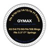 GYMAX Trampoline Mat, 8FT/10FT/12FT/14FT/15FT/16FT Trampoline Accessories Replacement Mat with 42/54/72/80/96/108