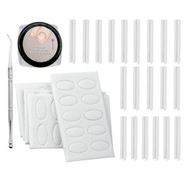 27Pcs Ingrown Toenail Corrector Set, 2-in-1 Cuticle Sticks, Stainless Steel Cuticle Pusher Tool with 5 Sheet, Pain-Free Toenail Straightener, Pedicure Nail Art Care for Fingernails Toenails Manicure