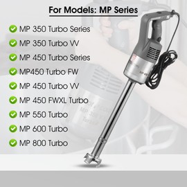 89143 Replacement Power Cord for MP350, MP450, MP550, MP600, MP800 Turbo Immersion Blenders - OEM Compatible, UL Certified 150in Heavy Duty PVC & Copper, Triple Safety Protection