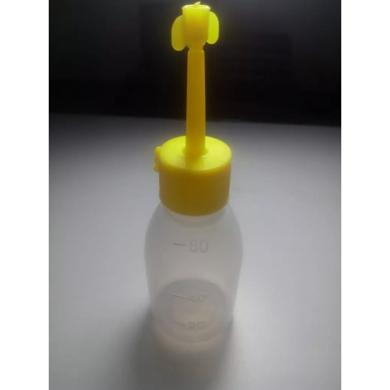 DIINPEC Botella Bote Plastico 100 Ml Para Semen Paq 50
