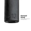 Capri Tools 3/8 in. Drive 13 mm Semi-Deep Impact Socket