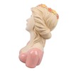Modern Ceramic Face Vases Decorative Modern Style Shy Girl Flower