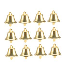 ORFOFE 120pcs Mini Wind Chimes Mini Decor Gold Trim Metal Liberty Jingle Bells The Bell Pet Doorbell