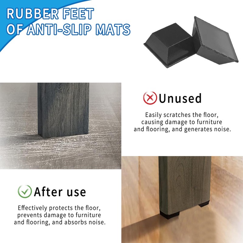 VBHHY 32Pcs Adhesive Rubber Feet for Electronics, Rubber Bumpers self