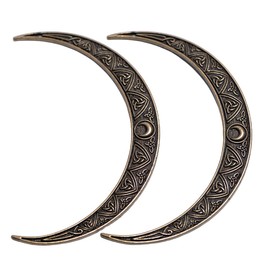 LANGHONG 2PCS Moon Crescent Hairpin For Women Moon Hair Stick Forks Knot Hair Styling Pins (ZYAB)