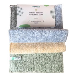 Resparkle Bamboo Micro-Fibre Cloths, 3 Cloths