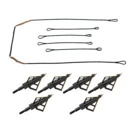 Ravin Crossbows Replacement String and Cable Set with 6 HME Redneck Hunting Broadheads Bundle (2 Items)