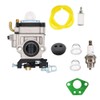 SAKITAM Carburetor with spark plug for Harbor Freight 52CC 2HP