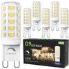 TJOY 6 Pack Dimmable G9 LED Bulb 4W Equivalent 40