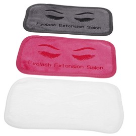 SAFIGLE 3pcs Eyelash Extension Pads Soft False Lashes Pads for Comfortable Grafting Includes White and Grey Colors for Salons and Personal Use
