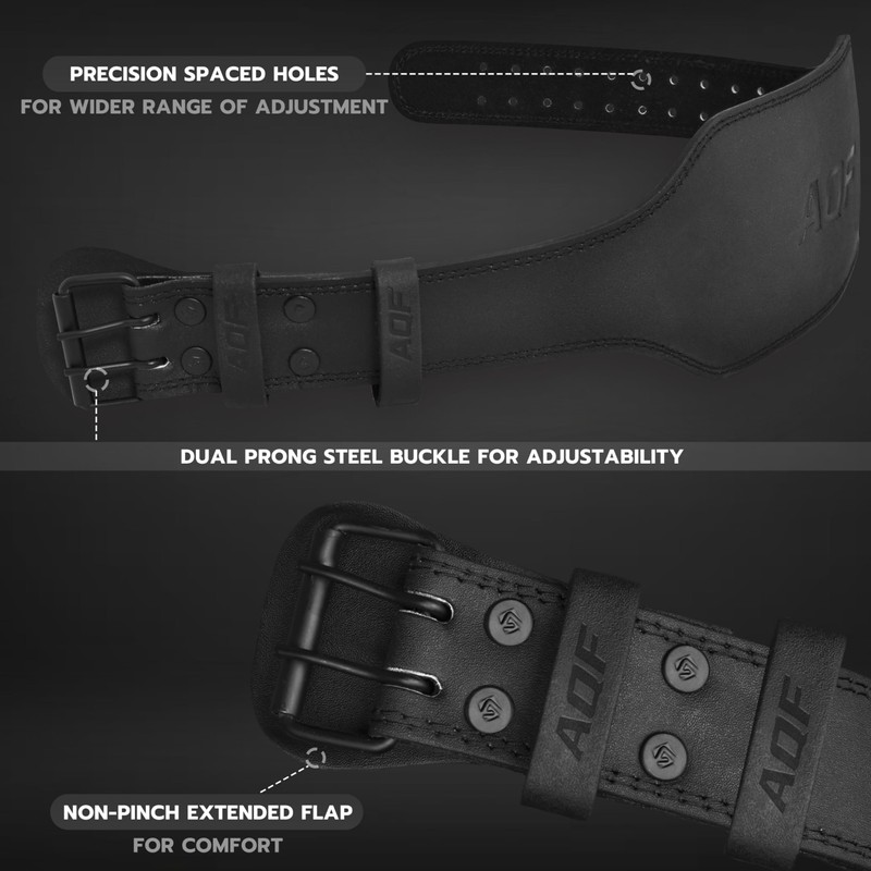 AQF Weight Lifting Belt for Men Gym Fitness, 4" 6"