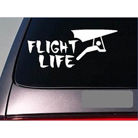 Flight Life Hanggliding Hang Glider Hangglider Wings *E222* Wind 8" Sticker Decal