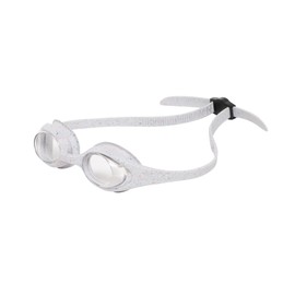 ARENA Unisex Spider Kids Swim Goggles for Boys and Girls Ages 2 to 5, Anti-Fog Non-Mirror Lens, Easy to Use Strap No Leak Goggle, Clear/Gray